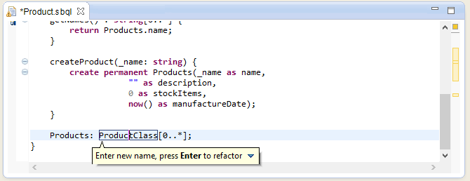 ODRA eIDE2 Refactorings